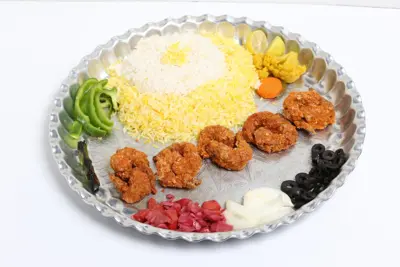 چلو میگو سوخاری