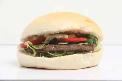 برگر ذغالی